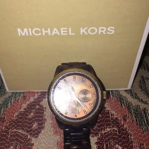 Michael Kors Tortoise watch